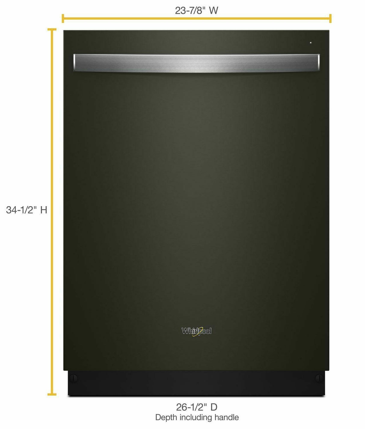 Stainless Steel Tub Dishwasher with Third Level Rack - Fingerprint Resistant Black Stainless