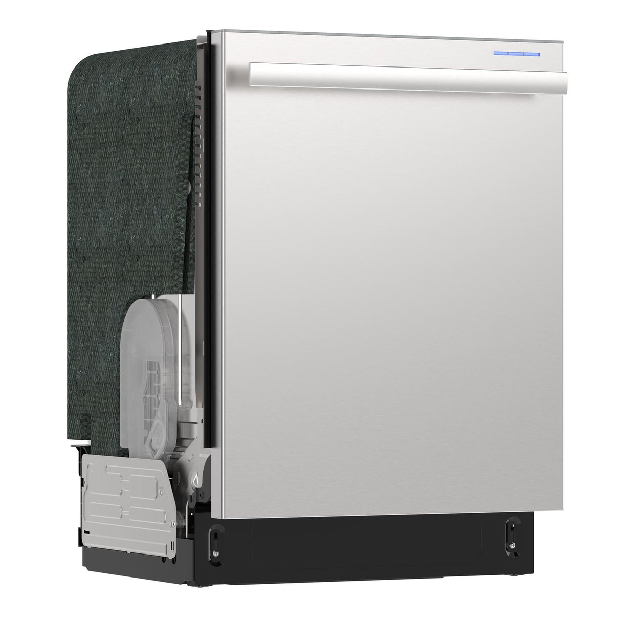 24" Top Control Stainless Steel Handle 47 dBA Dishwasher with Auto Door Open