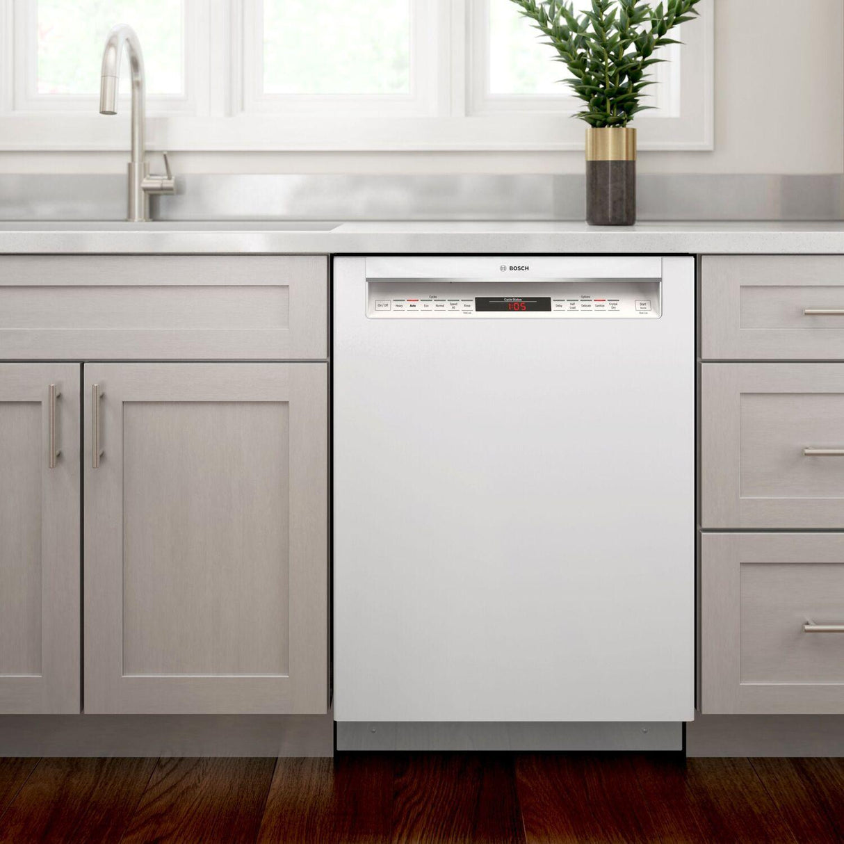 800 Series Dishwasher 24'' White SHEM78Z52N