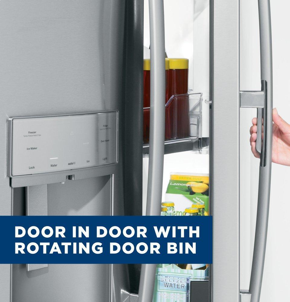 GE Profile™ Series 22.1 Cu. Ft. Counter-Depth French-Door Refrigerator with Door In Door and Hands-Free AutoFill