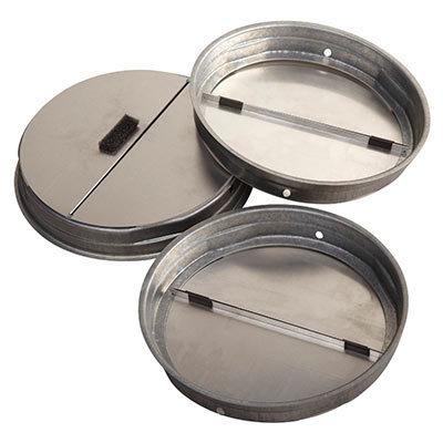 7" Round Damper with Foam for Range Hoods