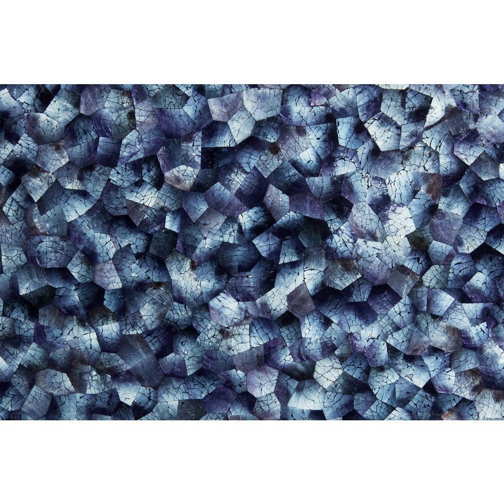 36" Elements Collection Mussel Shell Blue Custom Column Panel