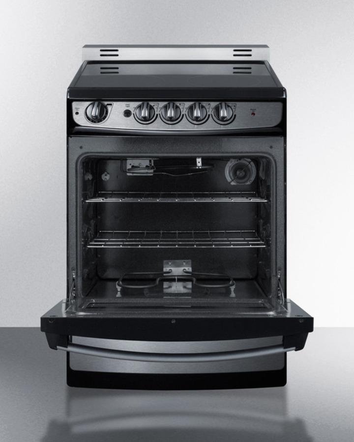 24" Wide Electric Smooth-top Range