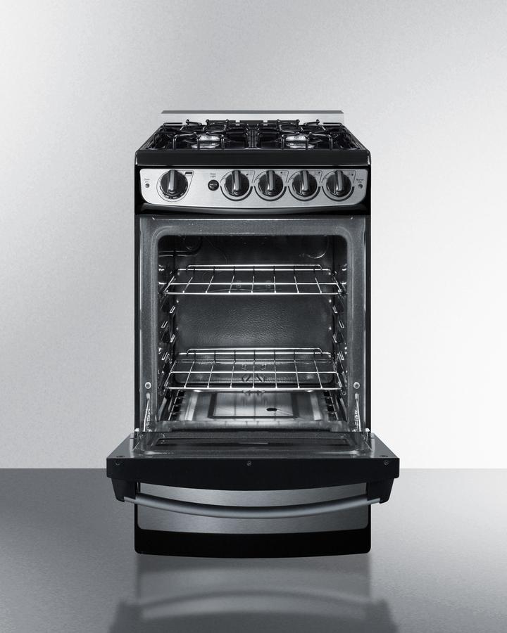 20" Wide Gas Range