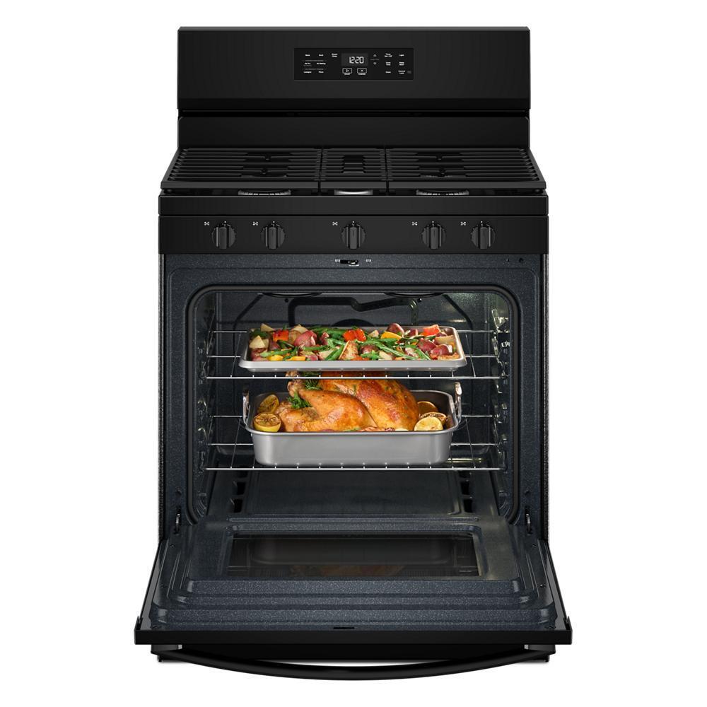 30-inch Gas Range with Air Cooking Technology and Steam Clean