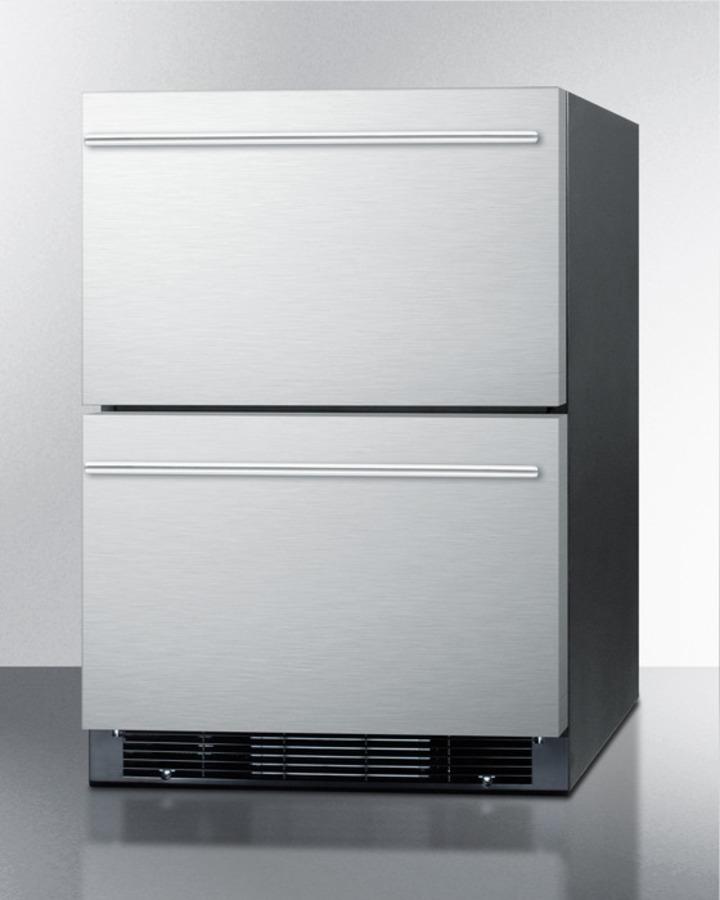 24" Wide 2-drawer Refrigerator-freezer