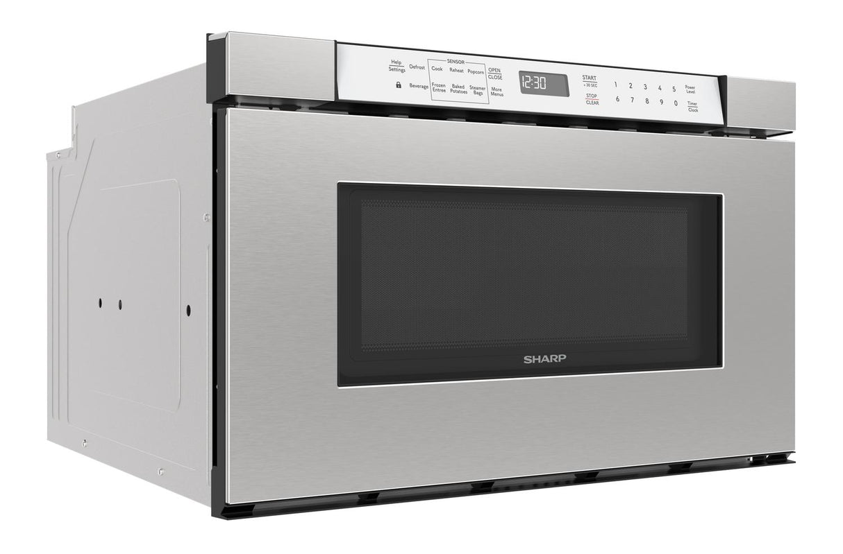 Sharp 24 in. 1.2 cu. ft. Built-In Microwave Drawer™ Oven in Stainless Steel