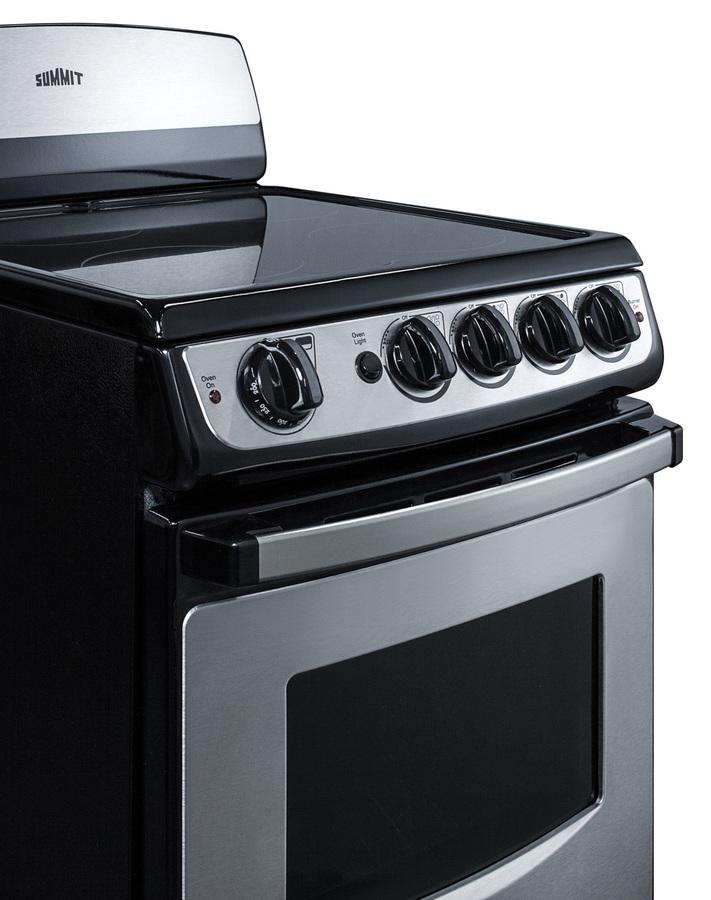 20" Wide Electric Smooth-top Range
