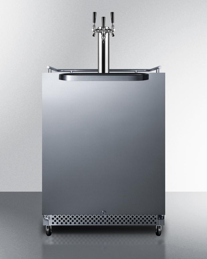 24" Wide Built-in Outdoor Kegerator