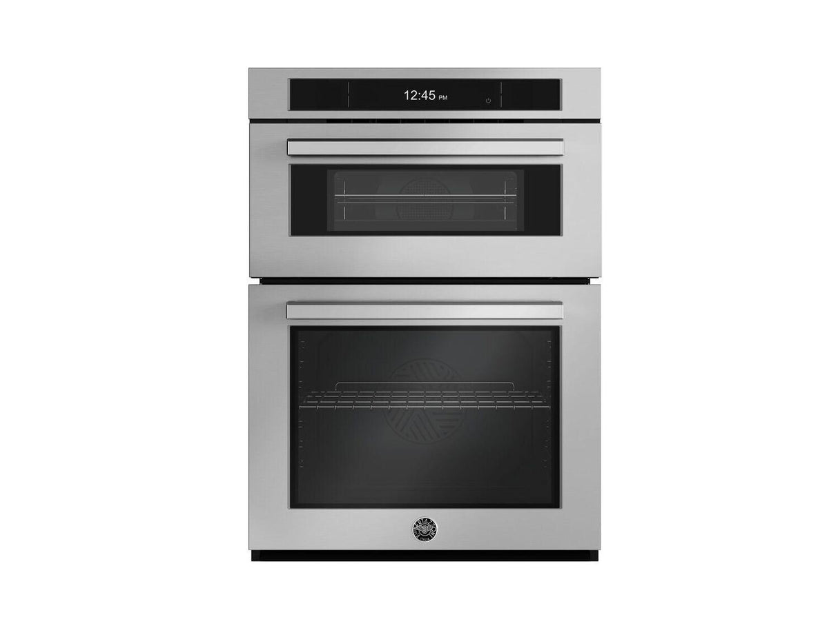 30 inch Electric Speed Oven Combination with Steam, Self-Clean and Bertazzoni Assistant Carbonio