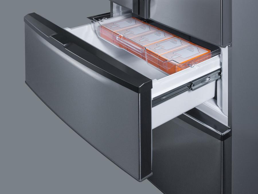 27" Wide French Door Refrigerator-freezer
