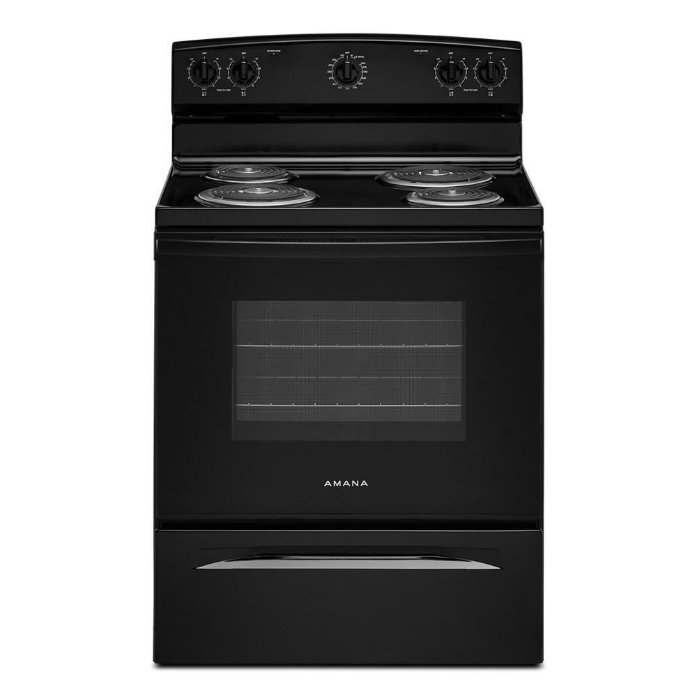 Amana® 30-Inch Electric Range with Extra-Large Oven Window