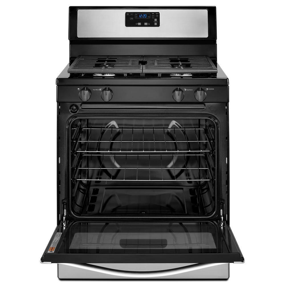 Whirlpool® 5.1 Cu. Ft. Freestanding 4-Burner Gas Stove