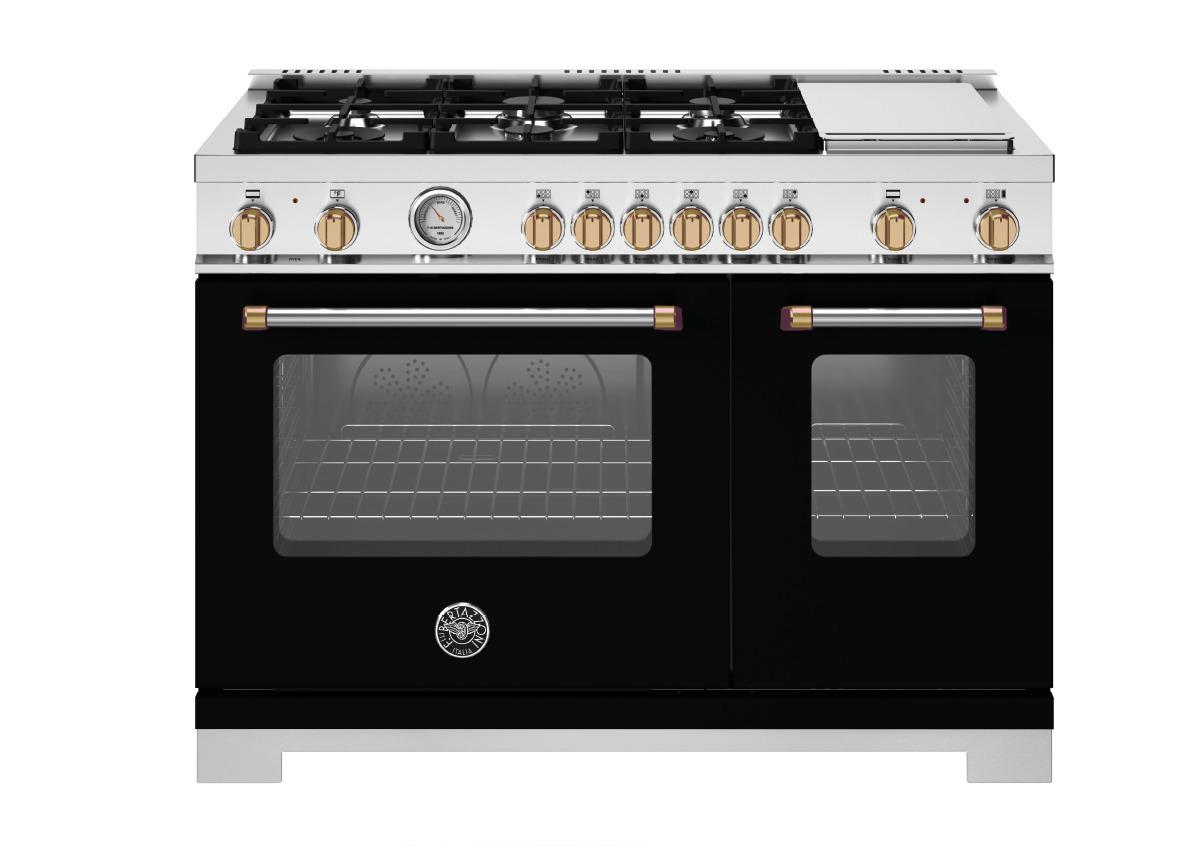 48" Master Series range - Electric oven - 6 aluminum burners