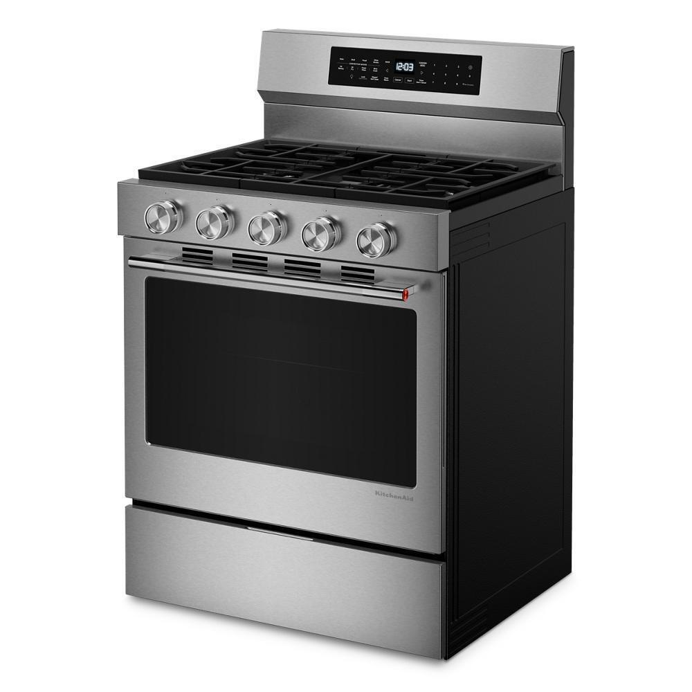 5.0 Cu. Ft. Smart Freestanding Gas Range with Convection Cooking Modes