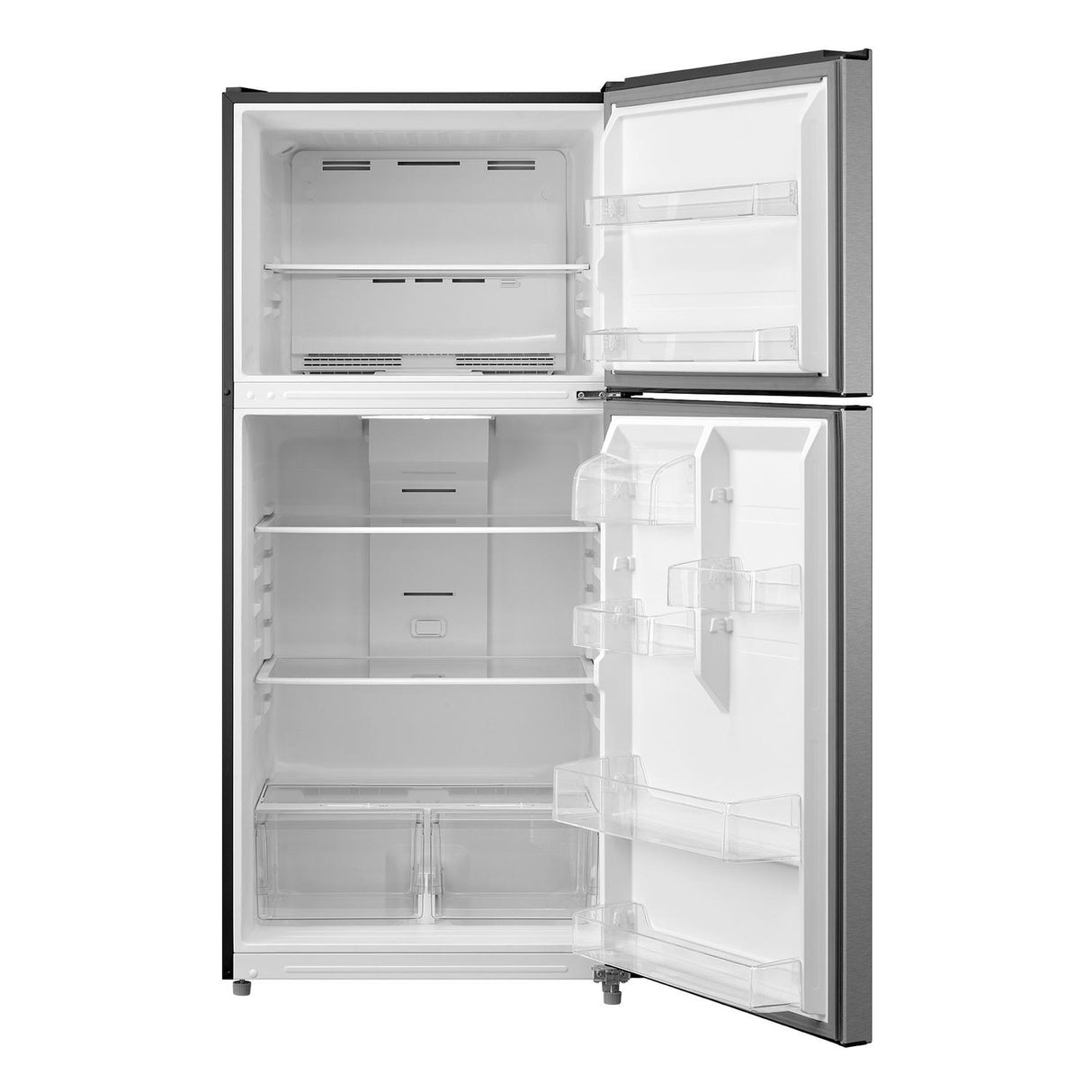 Element Electronics 18.1 cu. ft. Top Freezer Refrigerator - Stainless Steel, ENERGY STAR (ERT18CSES)