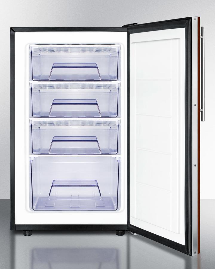 20" Wide Built-in All-freezer, ADA Compliant