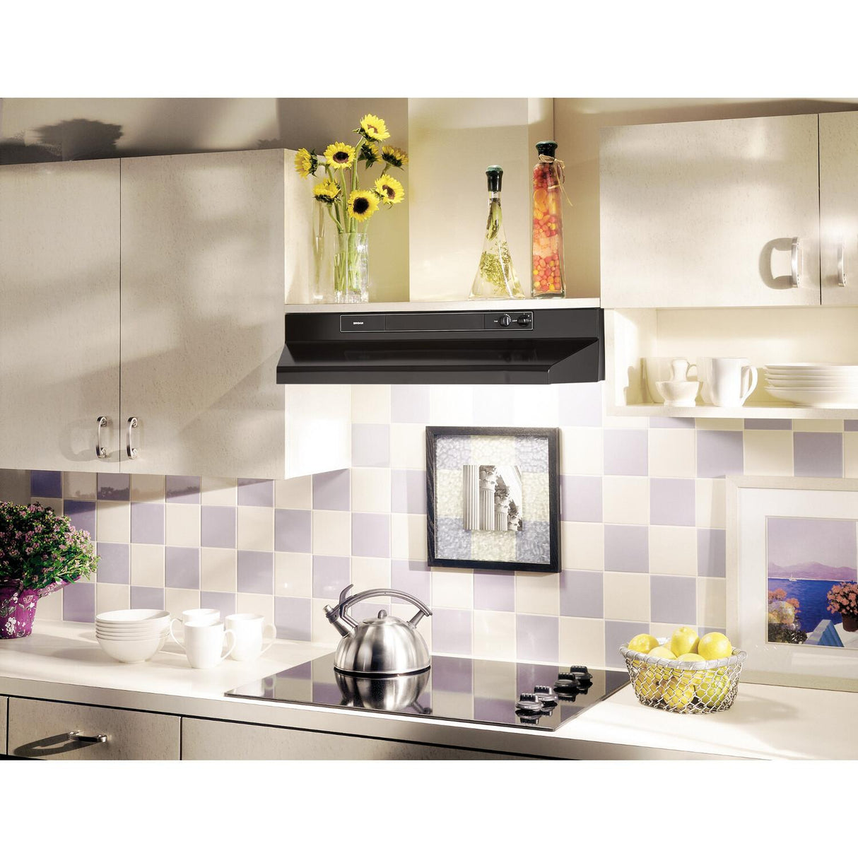 **DISCONTINUED** Broan® 36-Inch Convertible Under-Cabinet Range Hood, 220 CFM, Black
