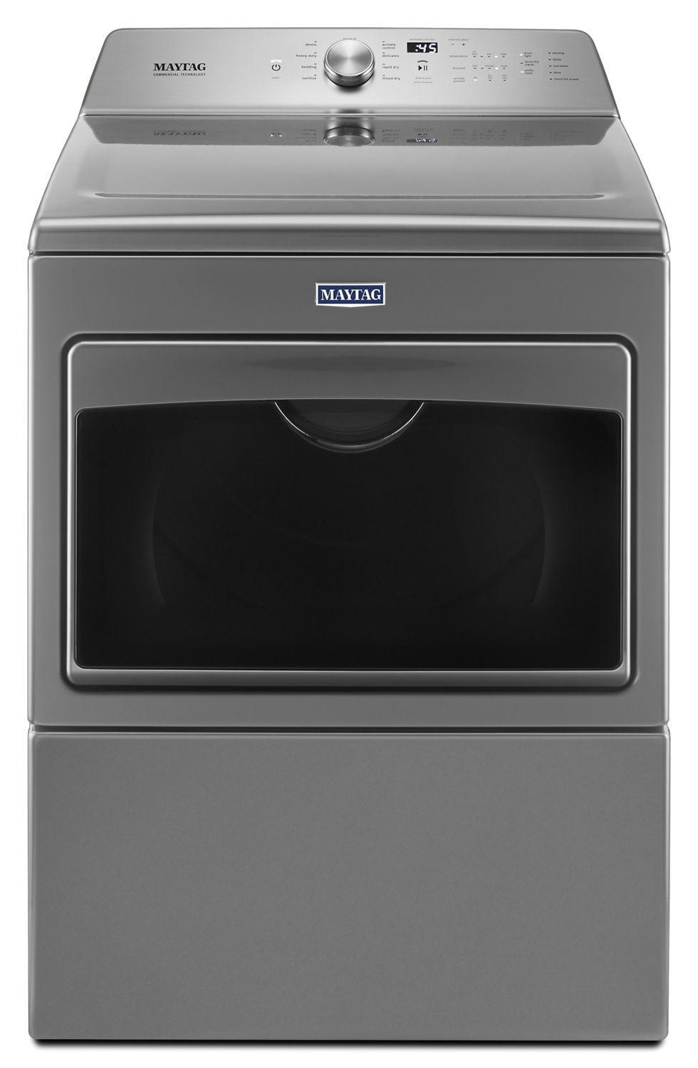 Large Capacity Electric Dryer with IntelliDry® Sensor - 7.4 cu. ft. Metallic Slate