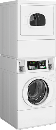 Stack Washer/Dryer Electric Coin-Operated