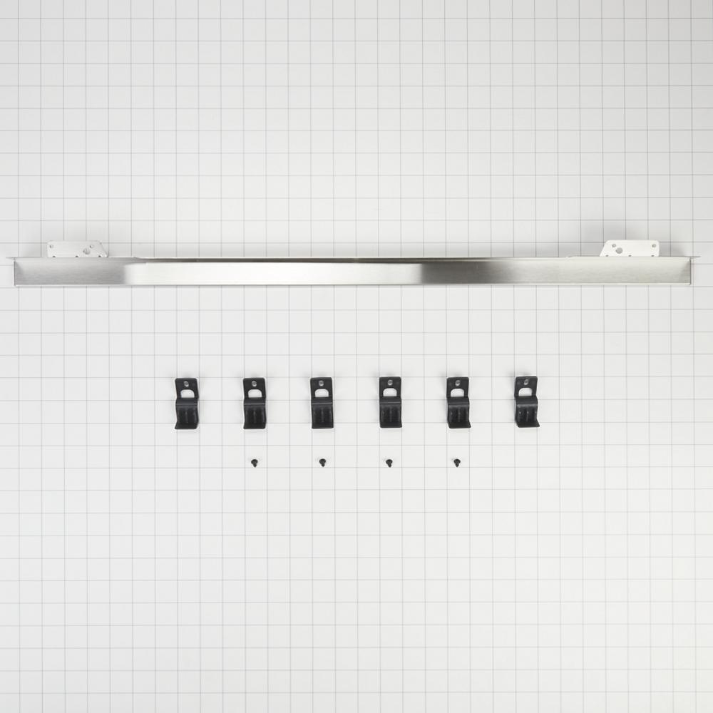Built-In Range Flush Installation Trim Kit, Stainless Steel, fits JJW3430DS, JJW3430DP, JJW3830DS, and JJW3830DP