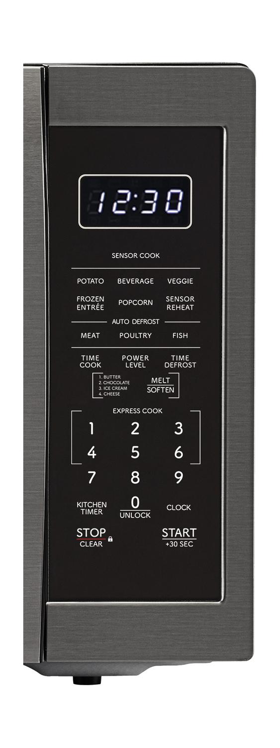 Sharp 1.4 cu. ft. 1100W Black Stainless Steel Countertop Microwave Oven