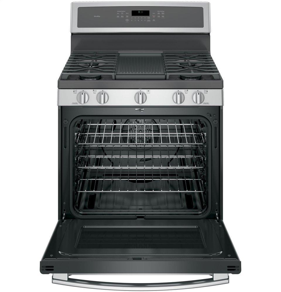 GE Profile™ 30" Free-Standing Gas Convection Range