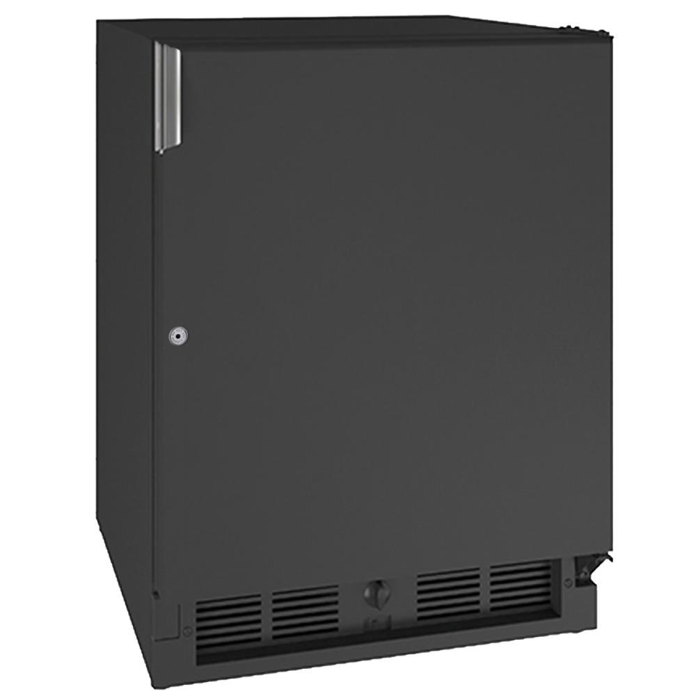 29r 21" Refrigerator With Black Solid Finish and Left-hand Hinge Door Swing and Lock (115 V/60 Hz)