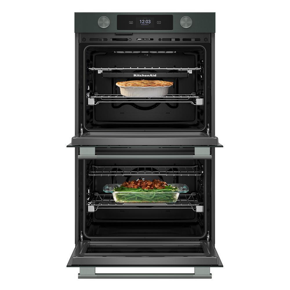 30-inch Smart Electric Double Wall Oven with Intelligent Cooking Camera - Juniper