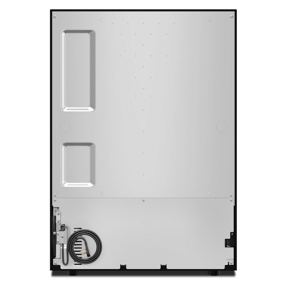 24" Beverage Center with Glass Door and Metal-Front Racks