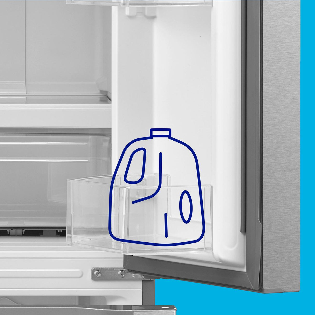 Element Electronics 18.4 cu. ft. French Door Refrigerator - Stainless Steel, ENERGY STAR (ERFD19CGCS)