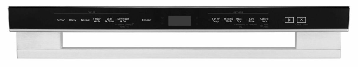 Smart Dishwasher with Third Level Rack - Fingerprint Resistant Stainless Steel