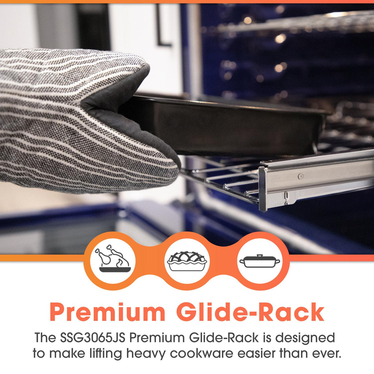 30 in. Gas Convection Slide-In Range with Air Fry