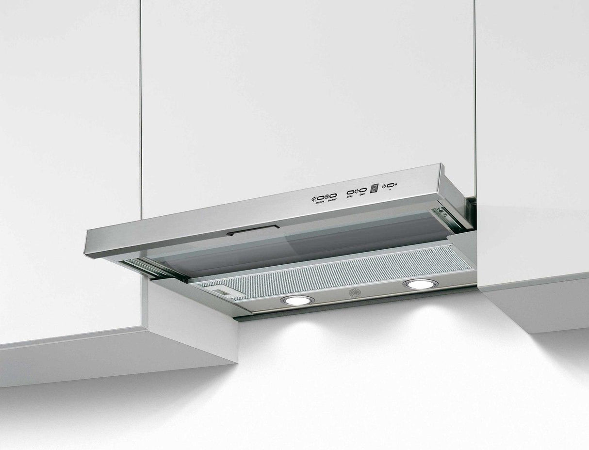 30 Telescopic extension hood, 1 motor 500 CFM Stainless Steel