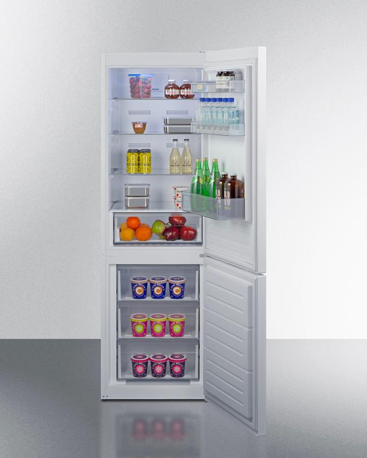 24" Wide Bottom Mount Refrigerator-freezer