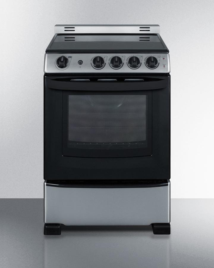 24" Wide Electric Smooth-top Range