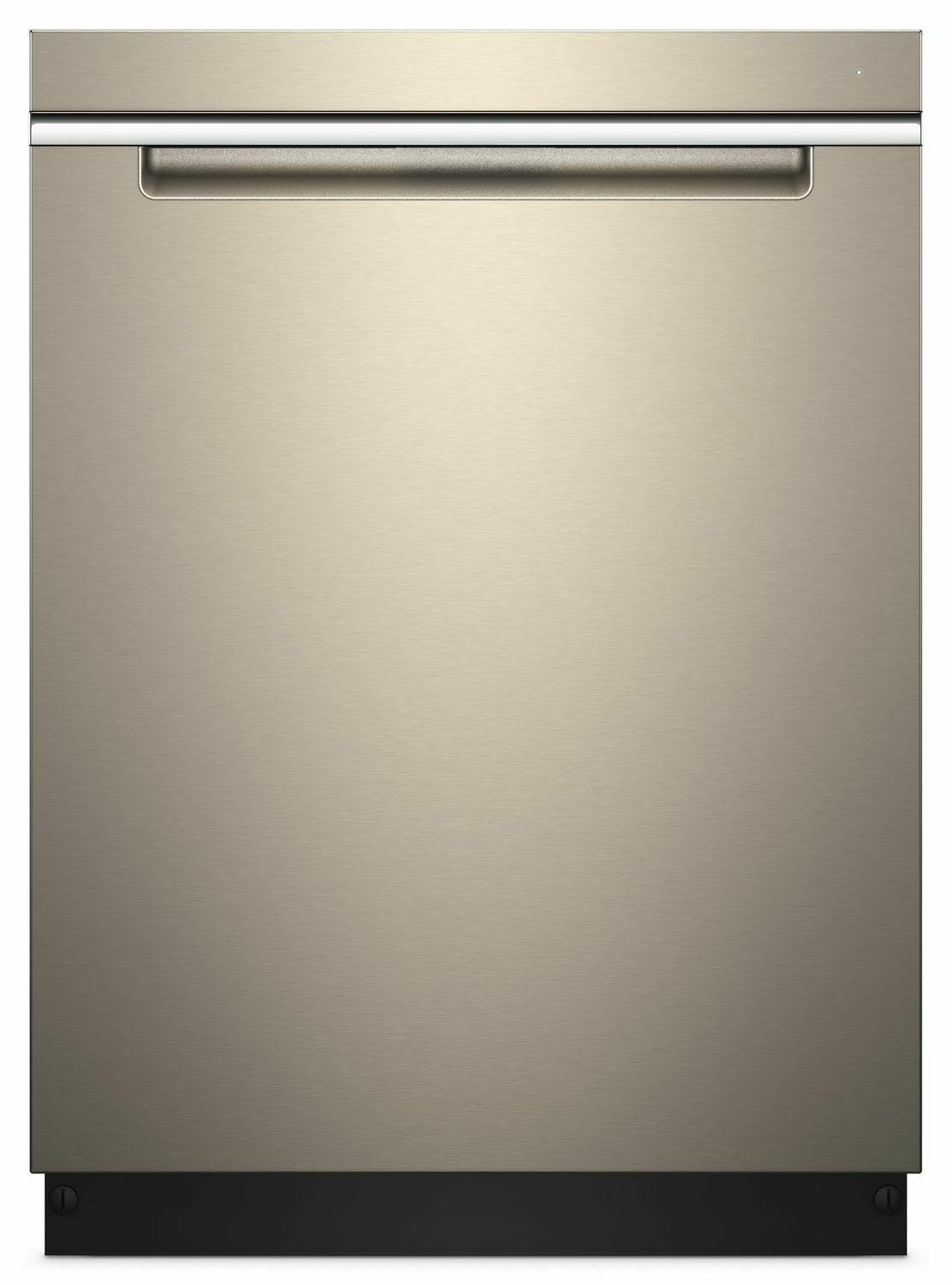 Stainless Steel Tub Pocket Handle Dishwasher with TotalCoverage Spray Arm - Fingerprint Resistant Sunset Bronze