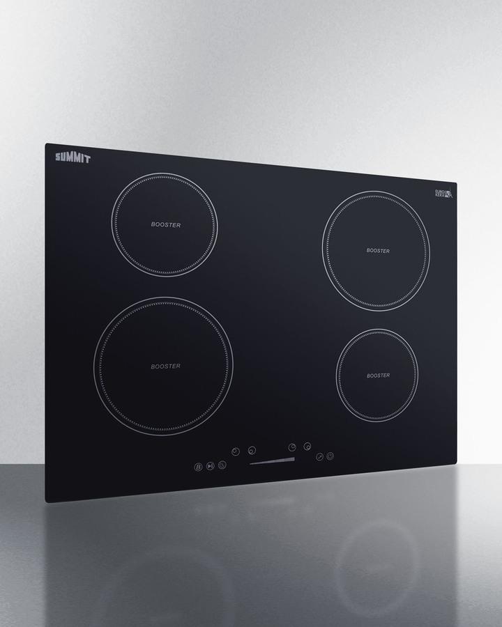 30" Wide 208-240v 4-zone Induction Cooktop