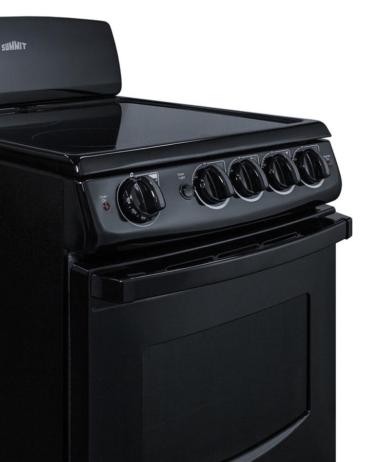 20" Wide Electric Smooth-top Range