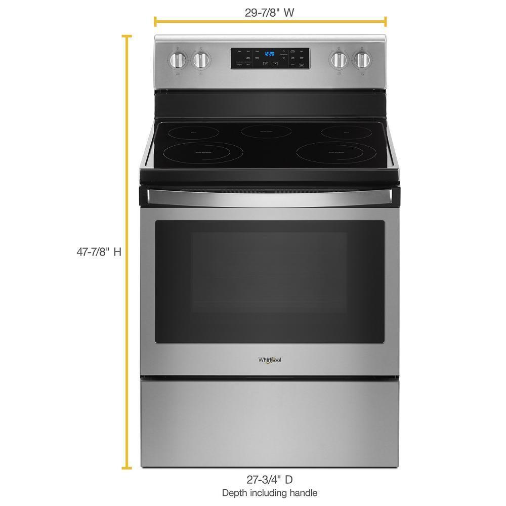 5.3 cu. ft. Freestanding Electric Range with Frozen Bake™ Technology
