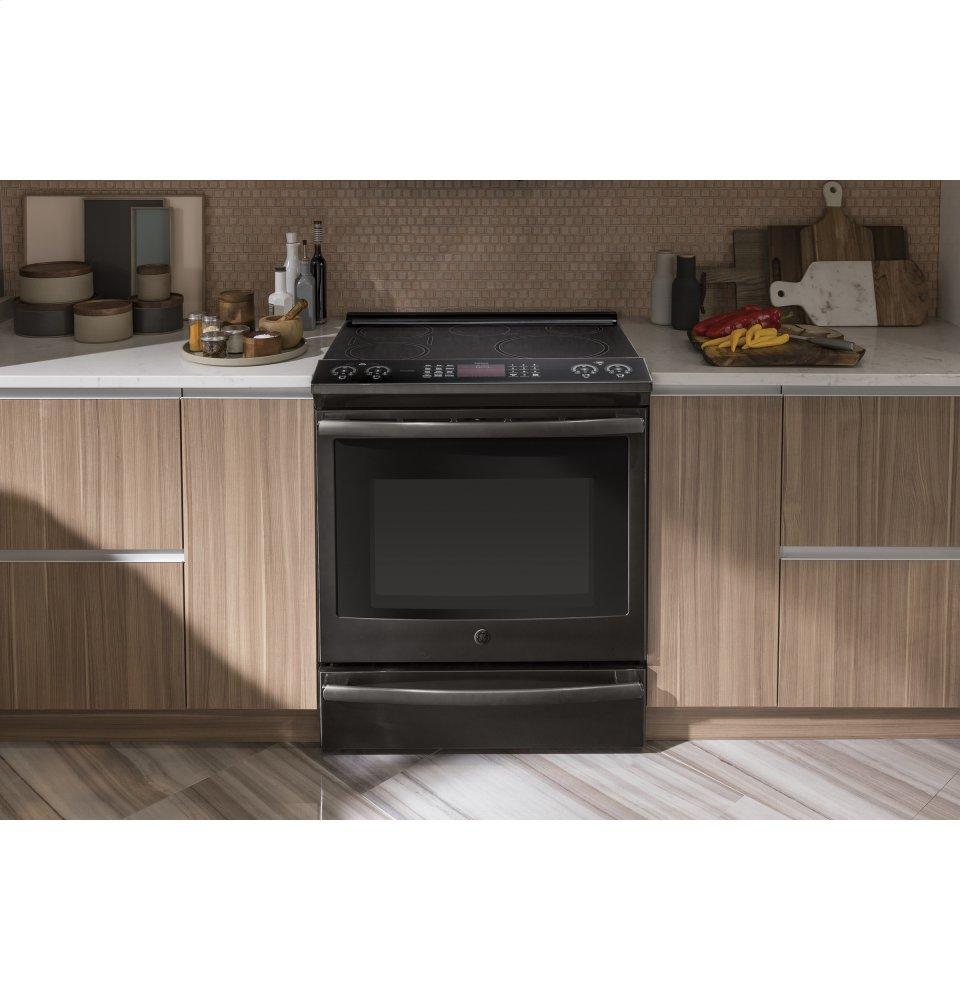 GE Profile™ 30" Smart Slide-In Front-Control Induction and Convection Range