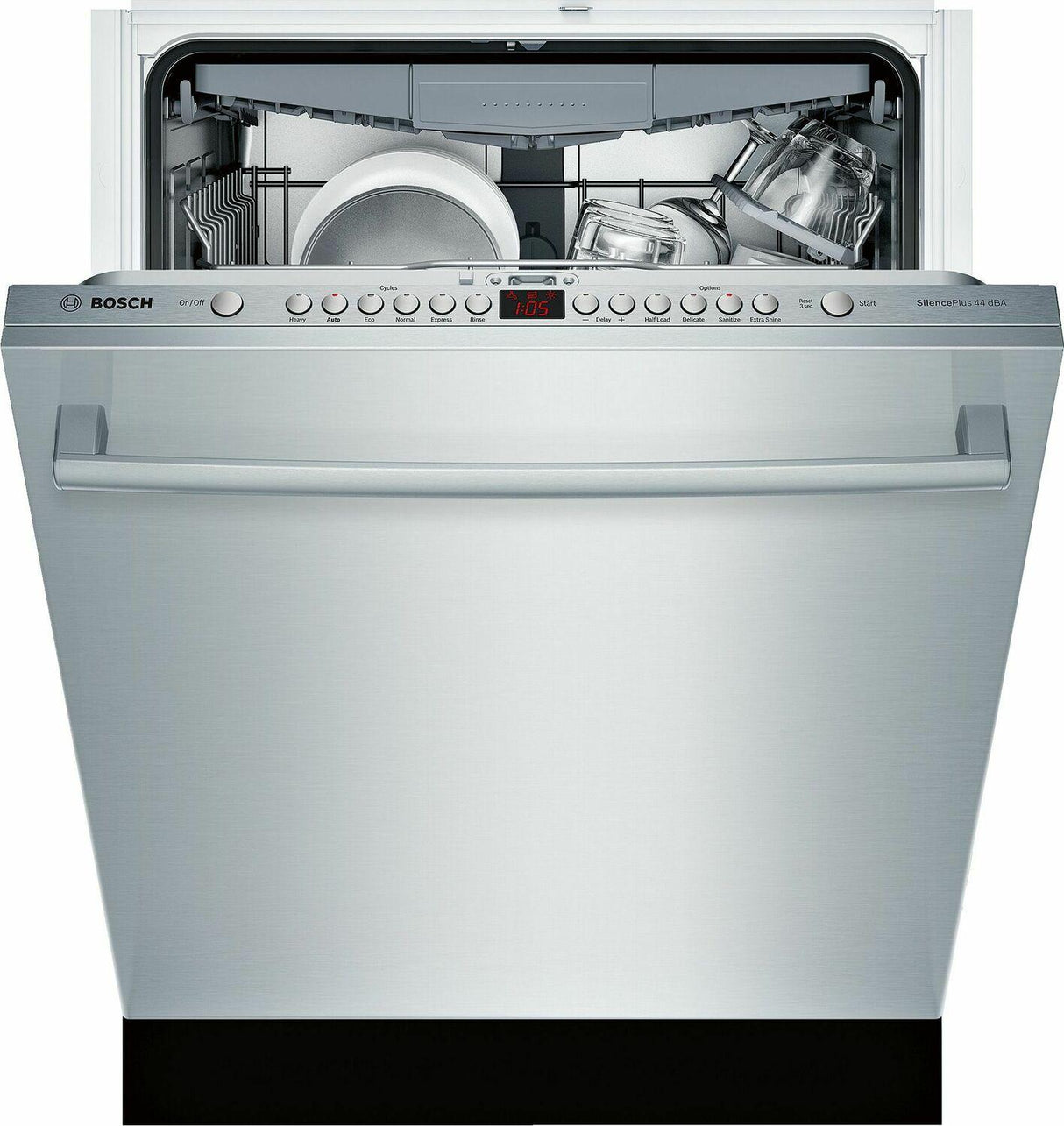 ADA 24" 800 Series Bar Hndl, 6/5 Cycles, 3rd Rck, 44 dBA, RckMatic,15 Pl Stgs, InfoLight - SS