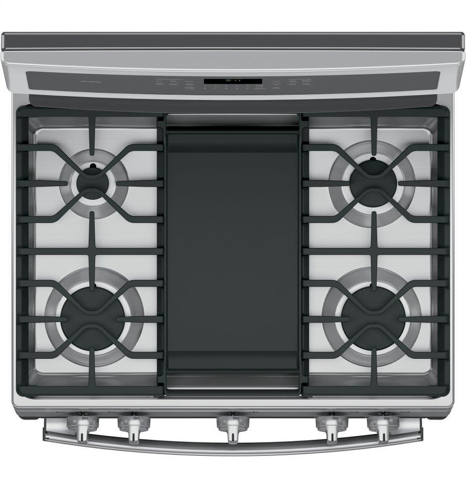 GE Profile™ 30" Free-Standing Gas Convection Range