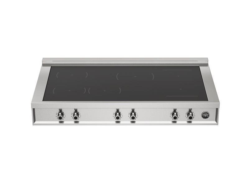 48" 6 Induction Zones Rangetop Carbonio