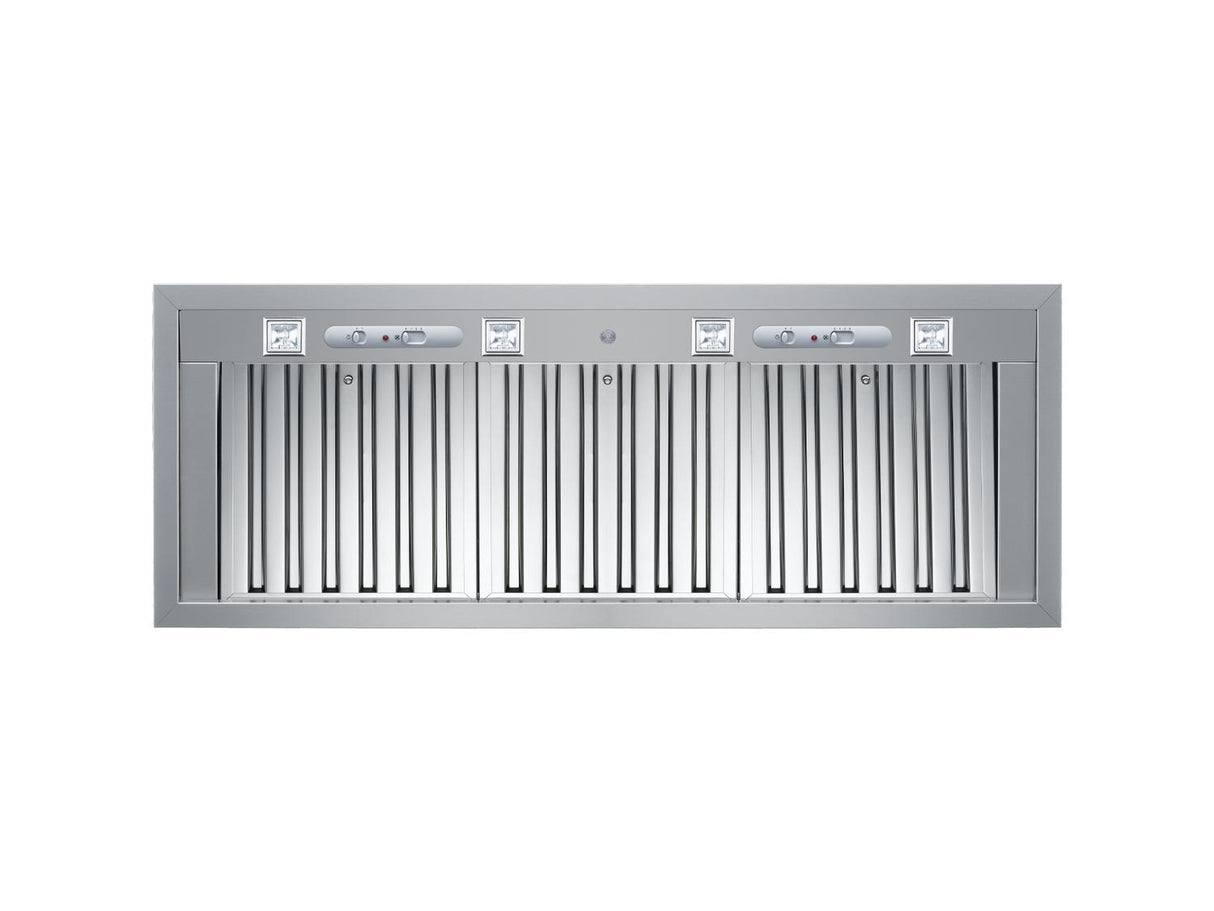 46 Insert Hood, 2 motors 1000 CFM Stainless Steel