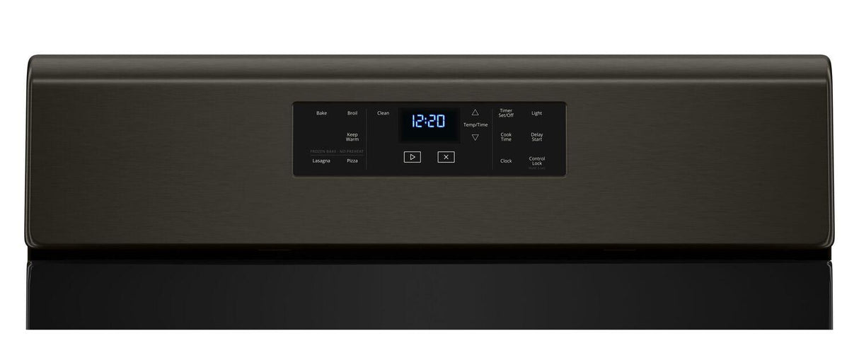 5.0 cu. ft. Freestanding Gas Range with Center Oval Burner Black Stainless