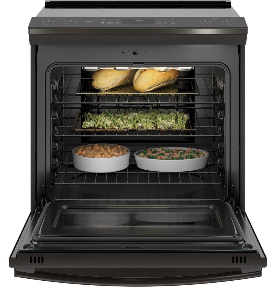 GE Profile™ 30" Smart Slide-In Front-Control Induction and Convection Range
