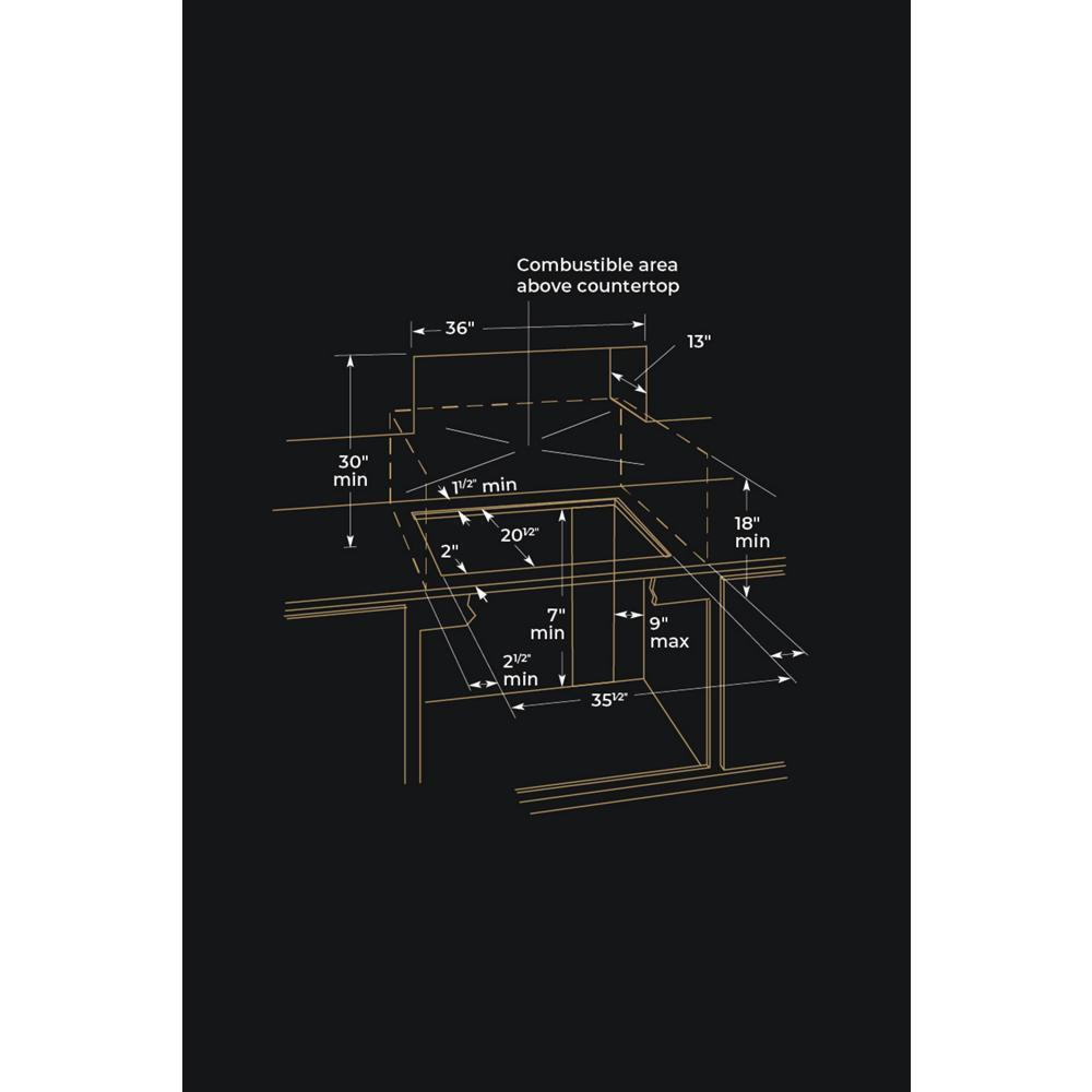Lustre 36" Electric Radiant Cooktop with Emotive Controls