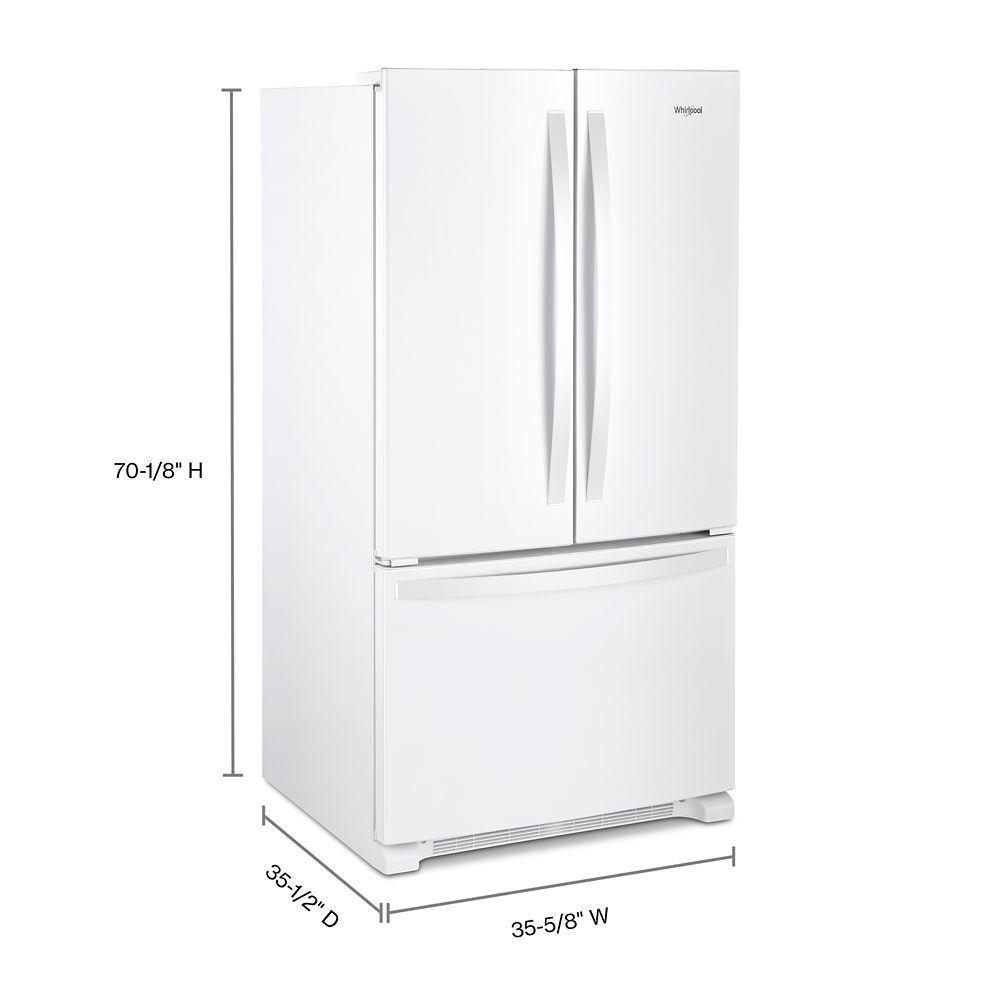 36-inch Wide French Door Refrigerator with Crisper Drawer - 25 cu. ft.