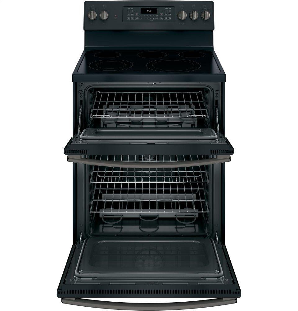 GE® 30" Free-Standing Electric Double Oven Convection Range